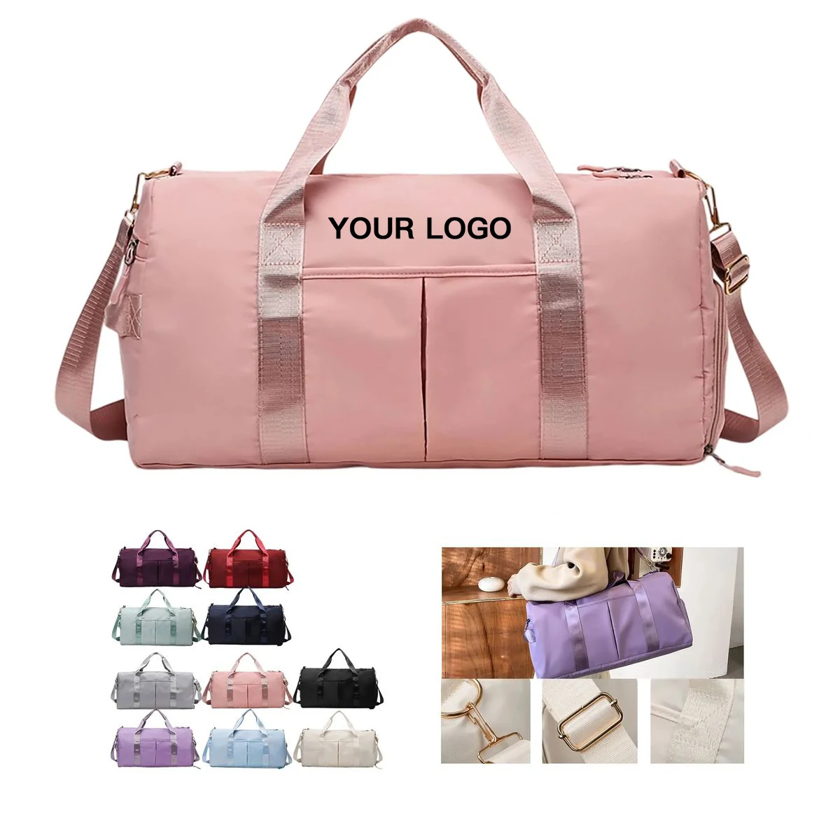 Polyester Travel Bag with Foldable Design 1