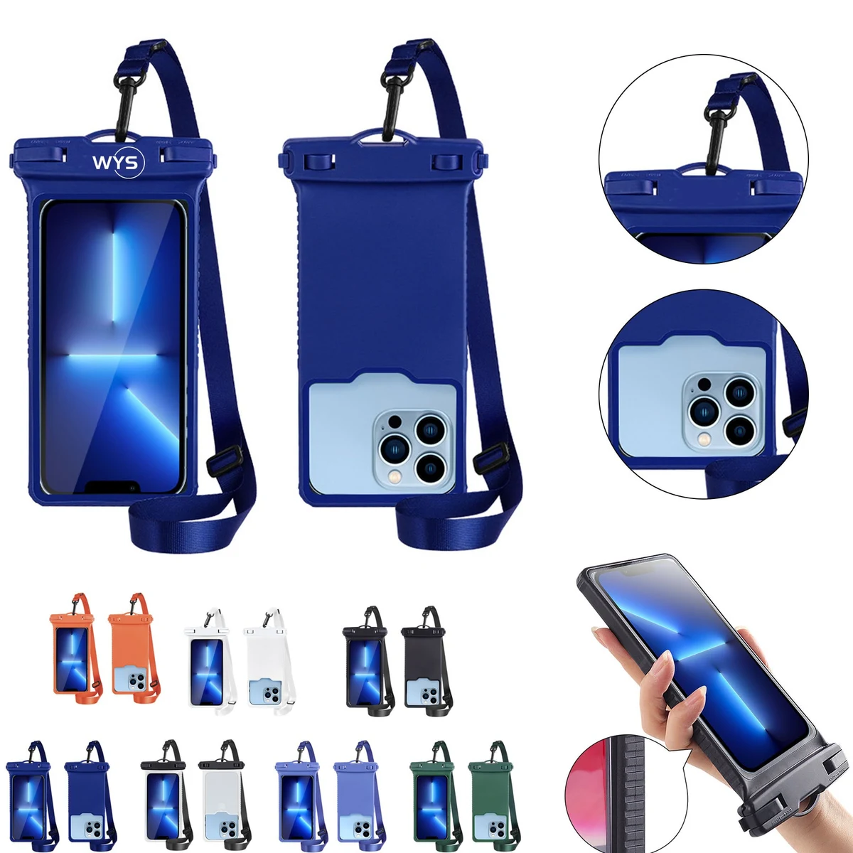 Universal Waterproof Phone Pouch w/Lanyard 1