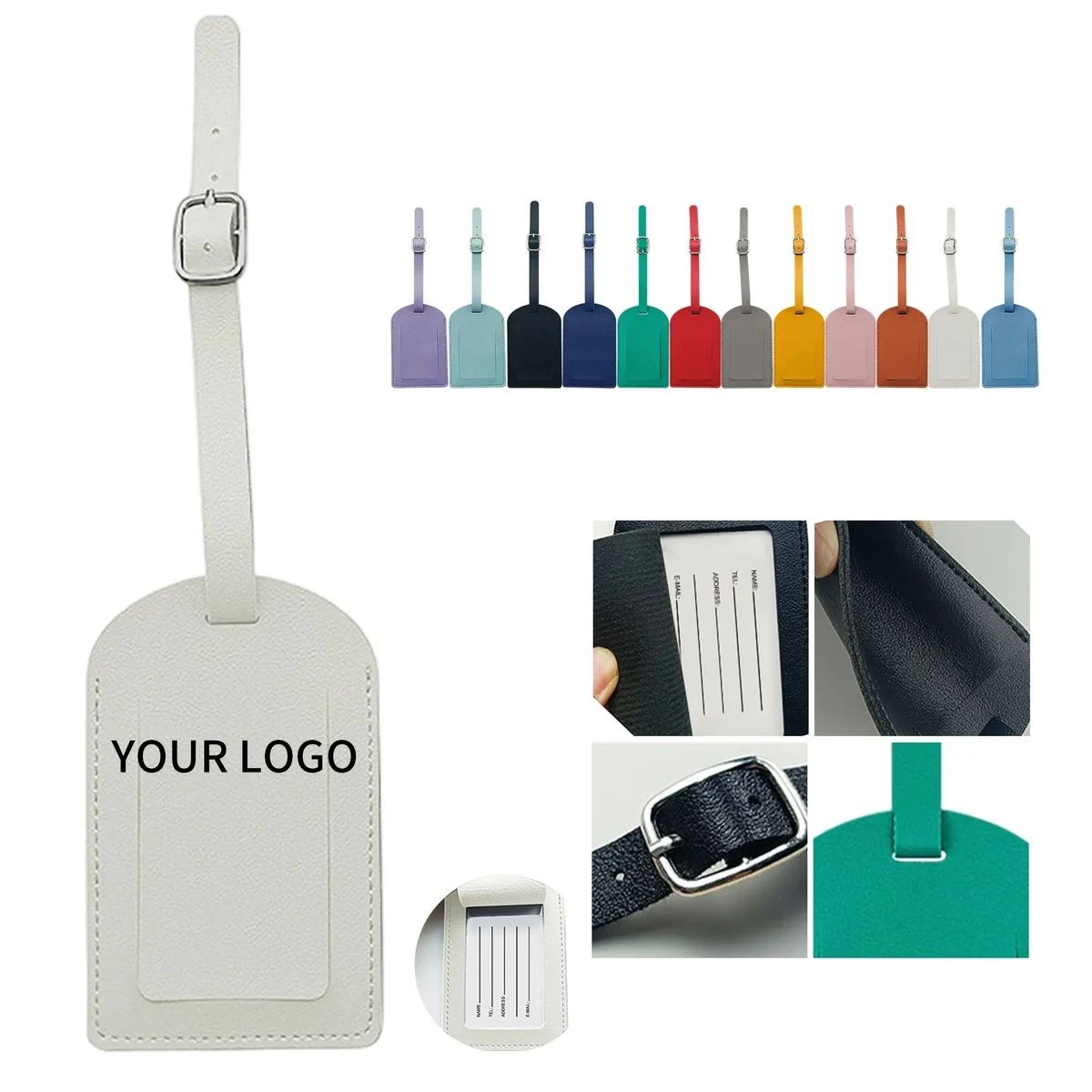 Travel Bag Tag with Secure ID Slot 1