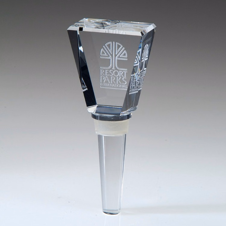 4" Award- Awards, Trophy,Trapezoid Shaped Wine Bottle Stopper_D520CA