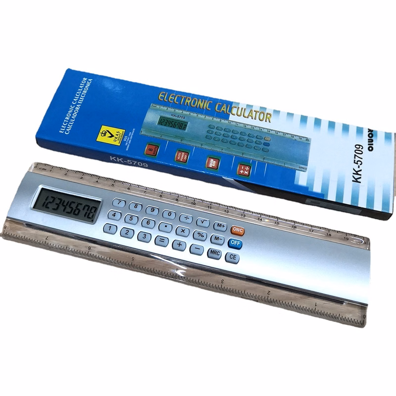 8" Ruler Integrated With Precise Calculators