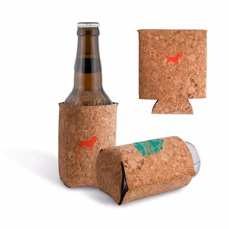 Flat Packed Cork Stubby Holder