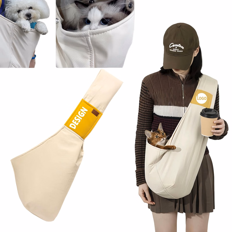 Premium Portable Pet Carrier Sling Bag For Cats Dogs