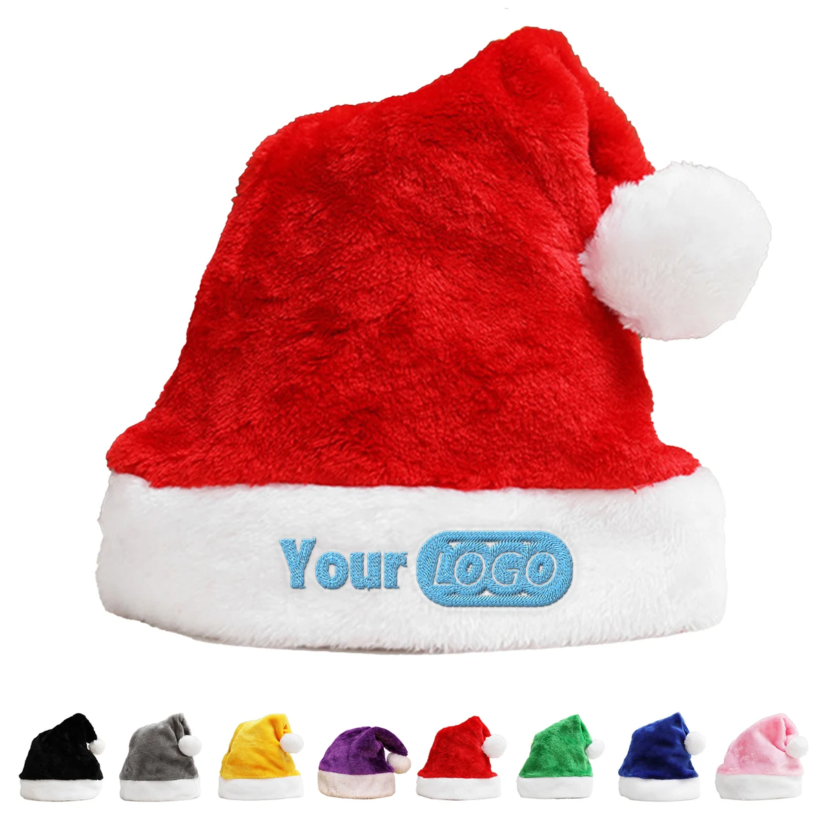 Plush Christmas Hat for Adults 1