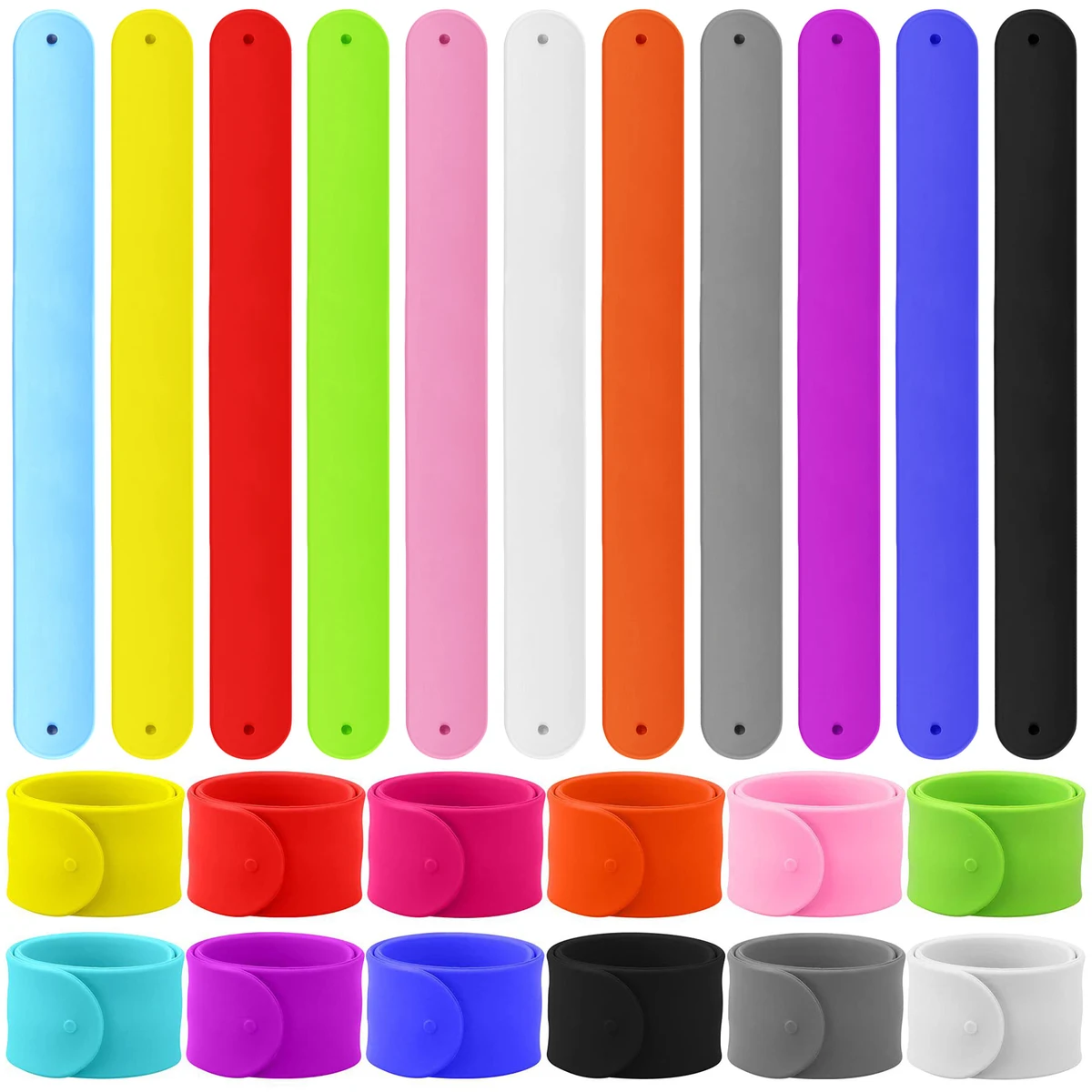 Full Color Silicone Slap Bracelet 1