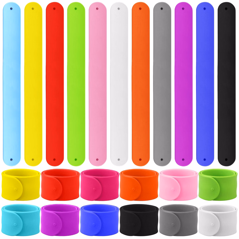 Full Color Silicone Slap Bracelet