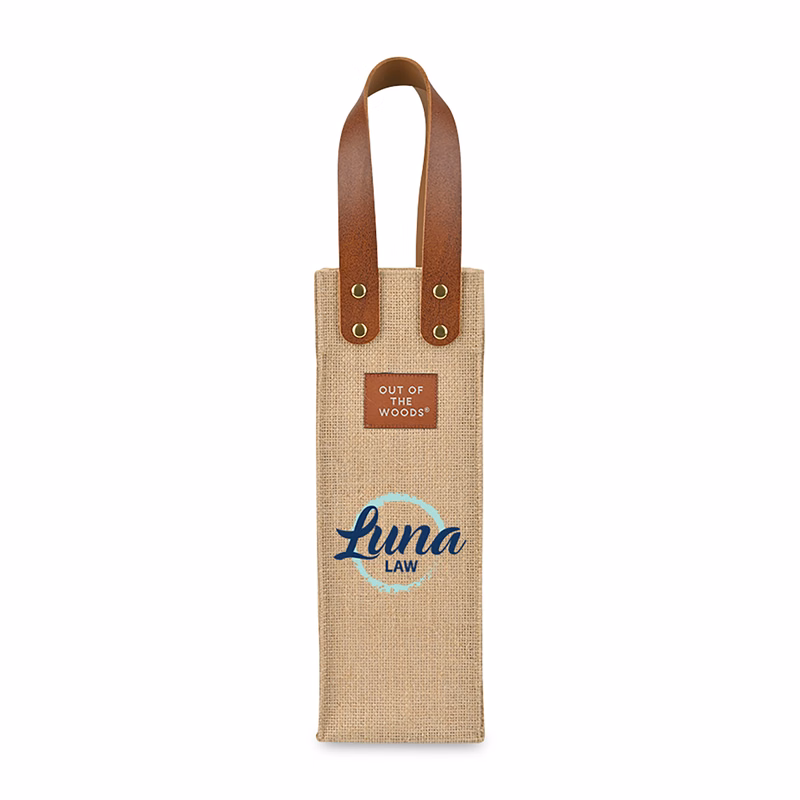 Out of the Woods® Jute Wine Tote