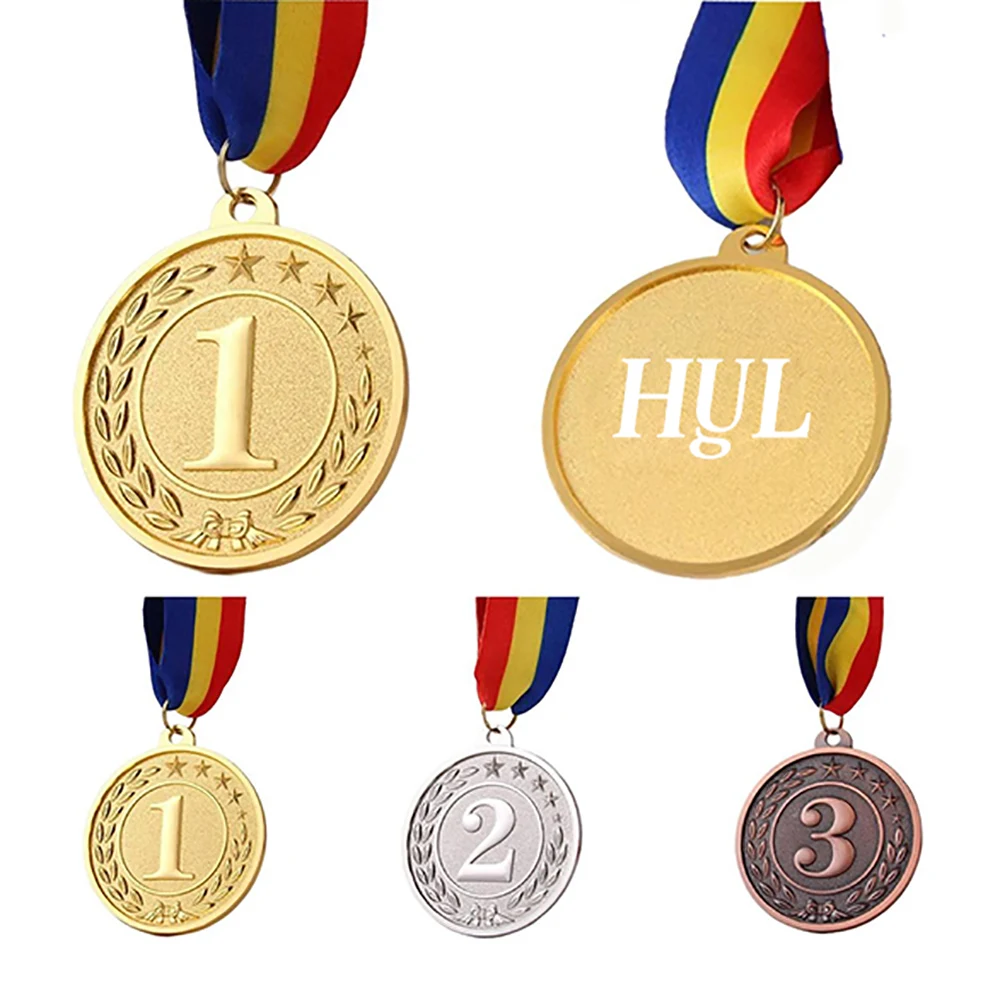 Custom Metal Honor Award Medal w/ Ribbon 1