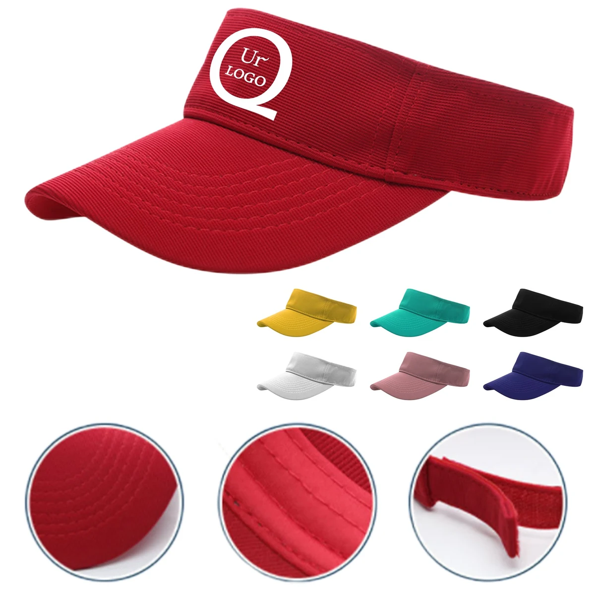 Sun Colorful Visor Hat 1