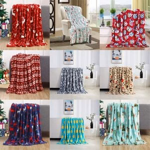 Soft Christmas Prints Fleece Blanket