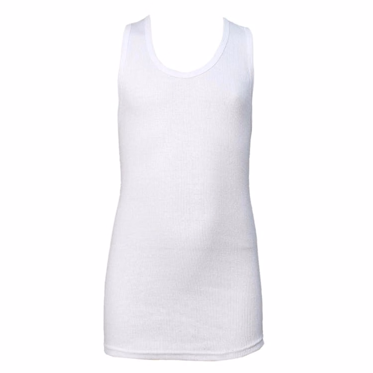 Boys' A-Shirts - Large White 3 Pack