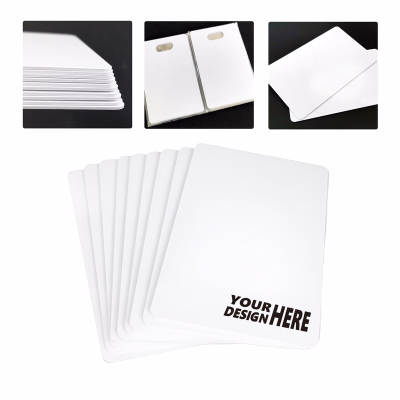 MOQ50 Personalized Fudan IC White Card