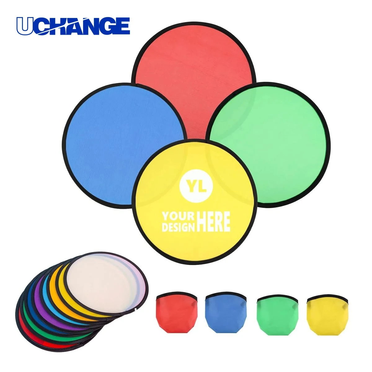 Foldable Flying Disc Fan Set for Cooling 1