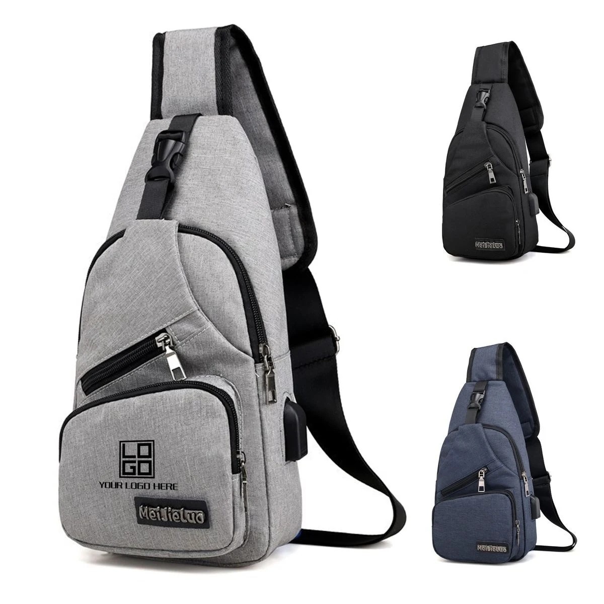 Portable Chest Simple Crossbody Sling Bag 1