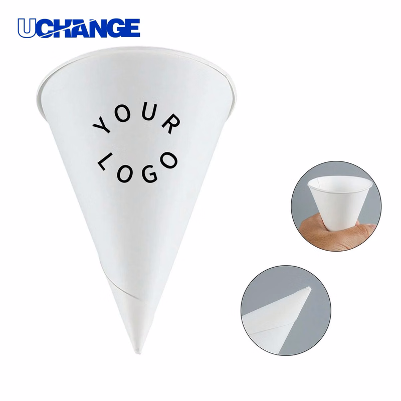 Snow Cone Cups Drinkware Paper 6oz for Summer Treats
