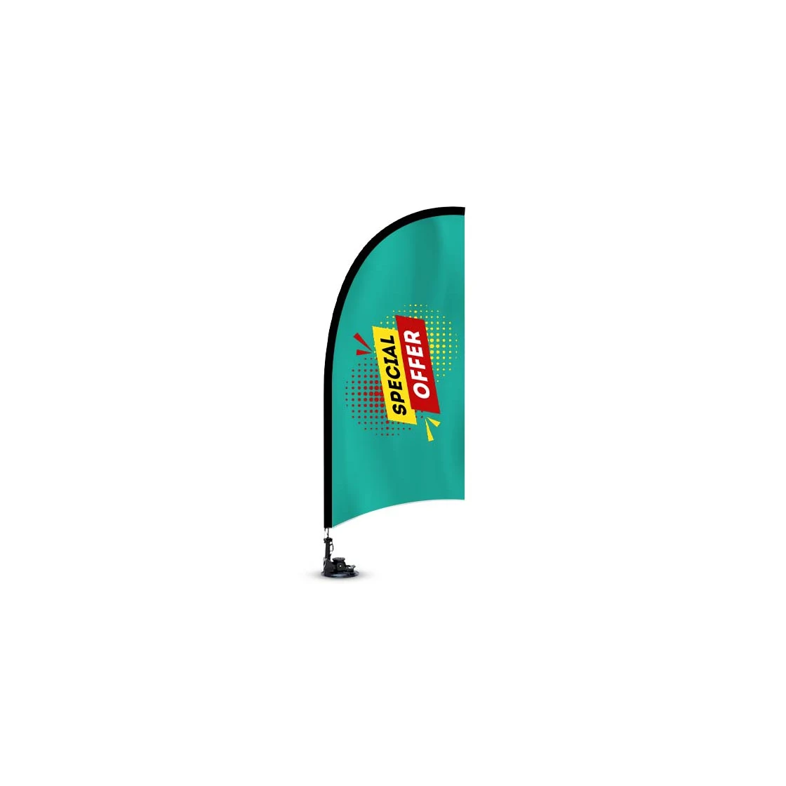 Suction Cup Flags - Blade (11.22" x 26.57") 1