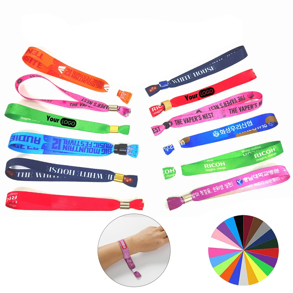 Cloth Event Wristband Disposable 1