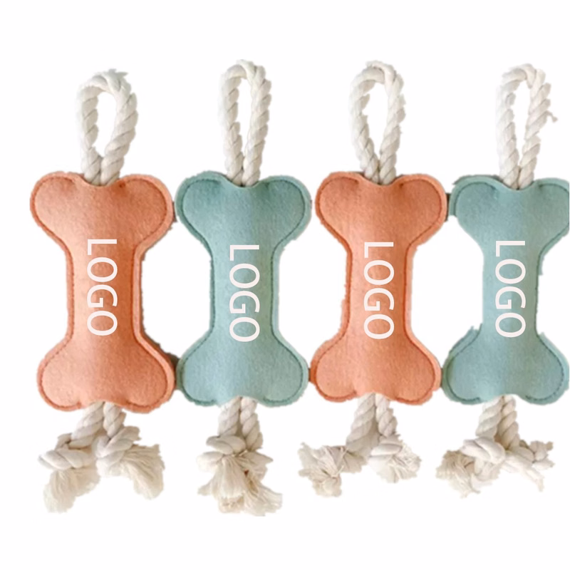 Pull And Tug Dog Bone Toy