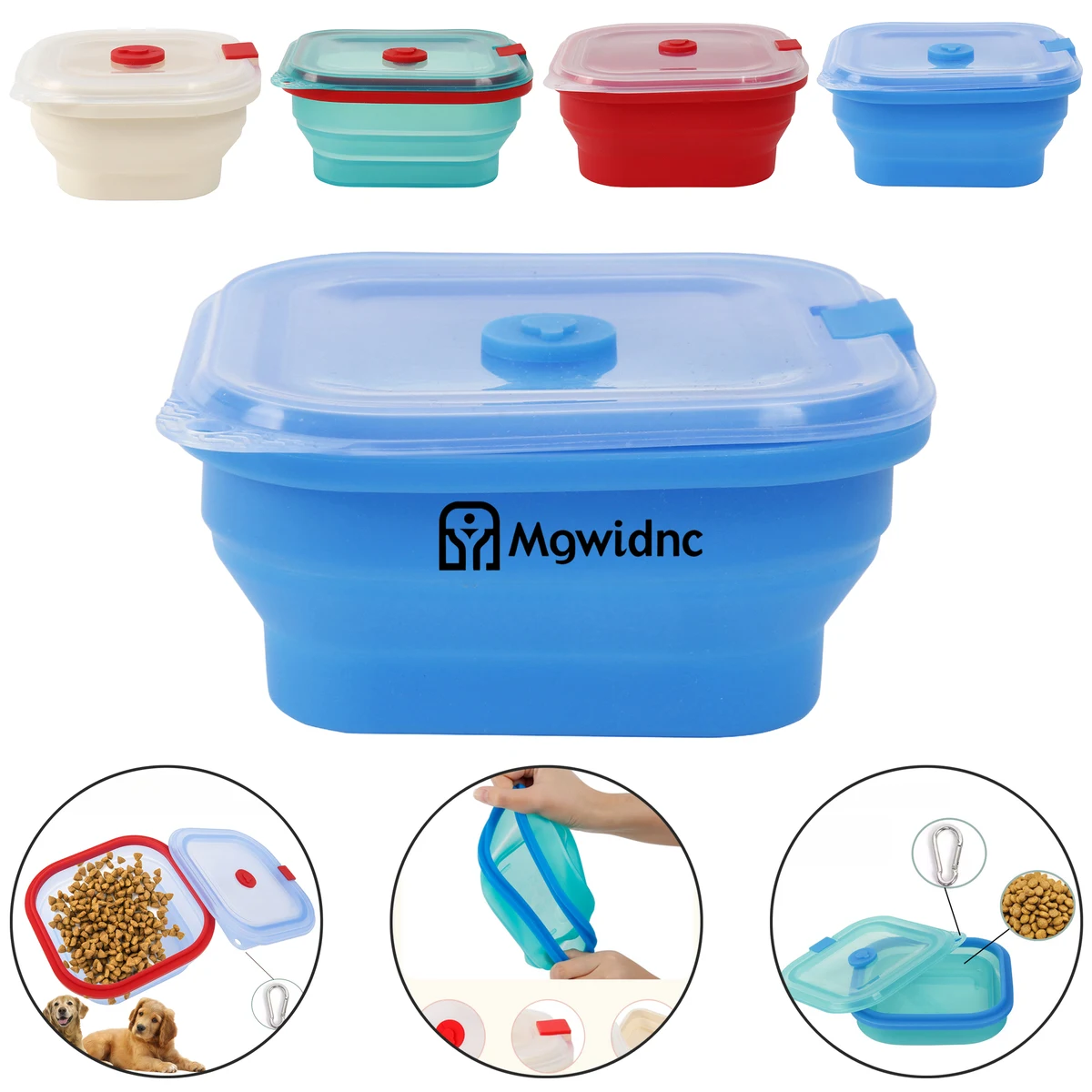 1000ML Foldable Pet Food Storage Container 1