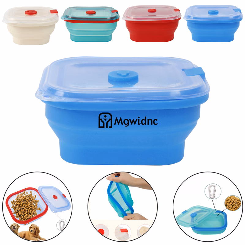 1000ML Foldable Pet Food Storage Container