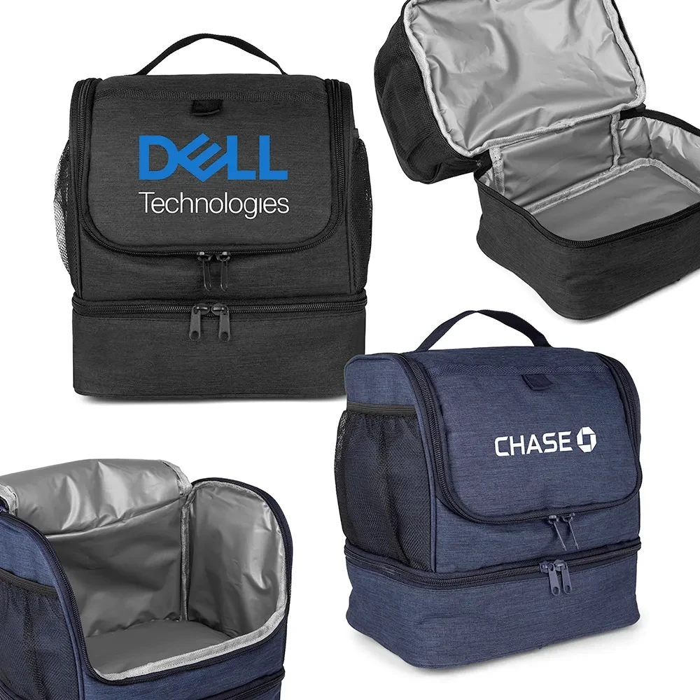 ChillMate Double Deck Lunch Bag with Mesh Pockets 1