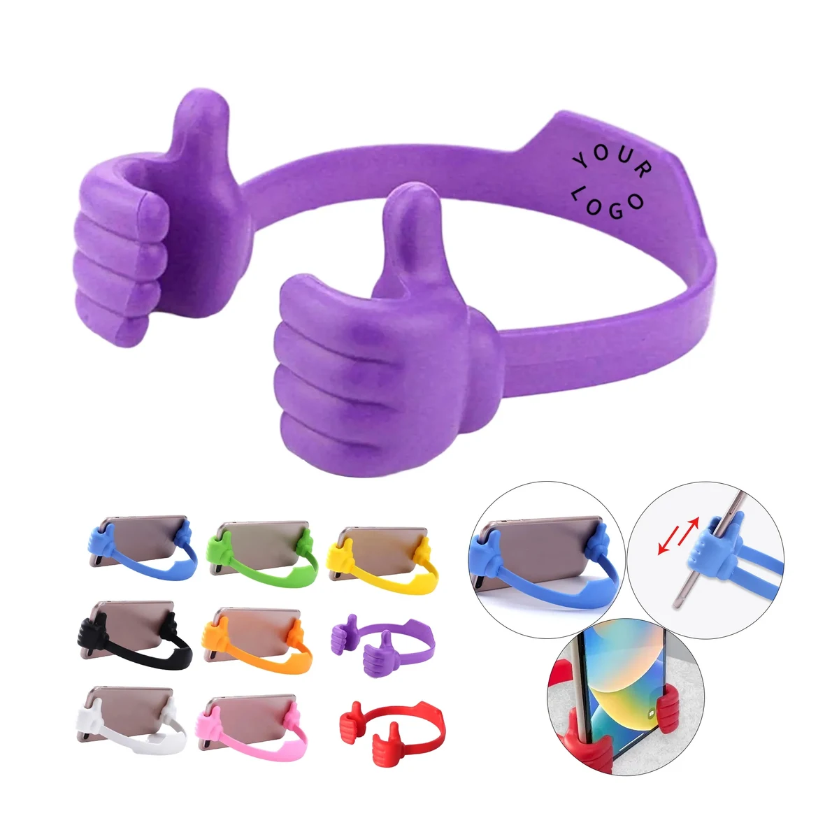 Thumb-Shaped Phone Holder with Adjustable Angles 1