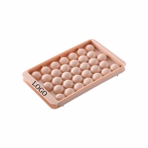 Flexible 33 Round Ice Cube Tray