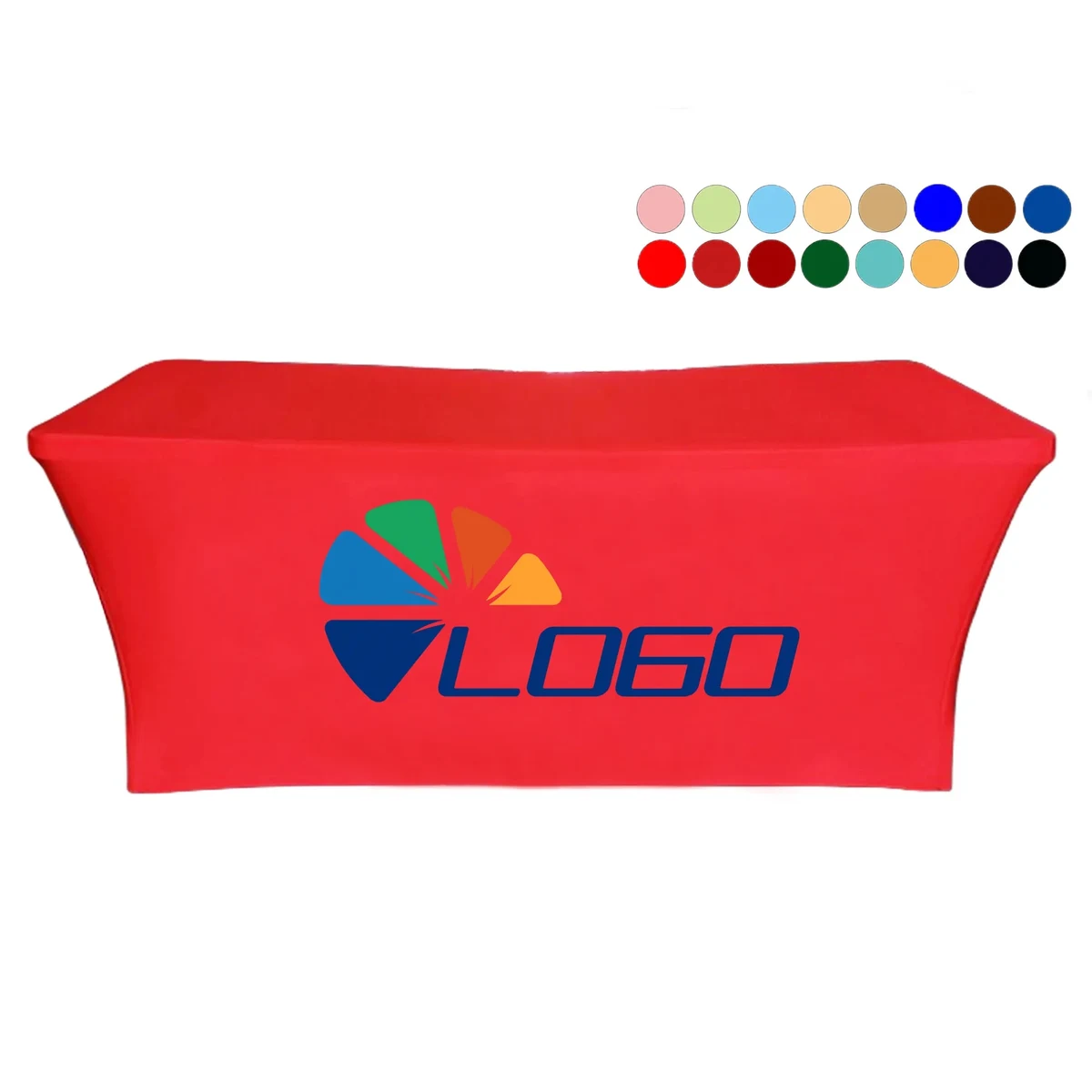 MOQ 1pcs 6 Feet Solid Color Stretch Envelops The Tablecloth 1