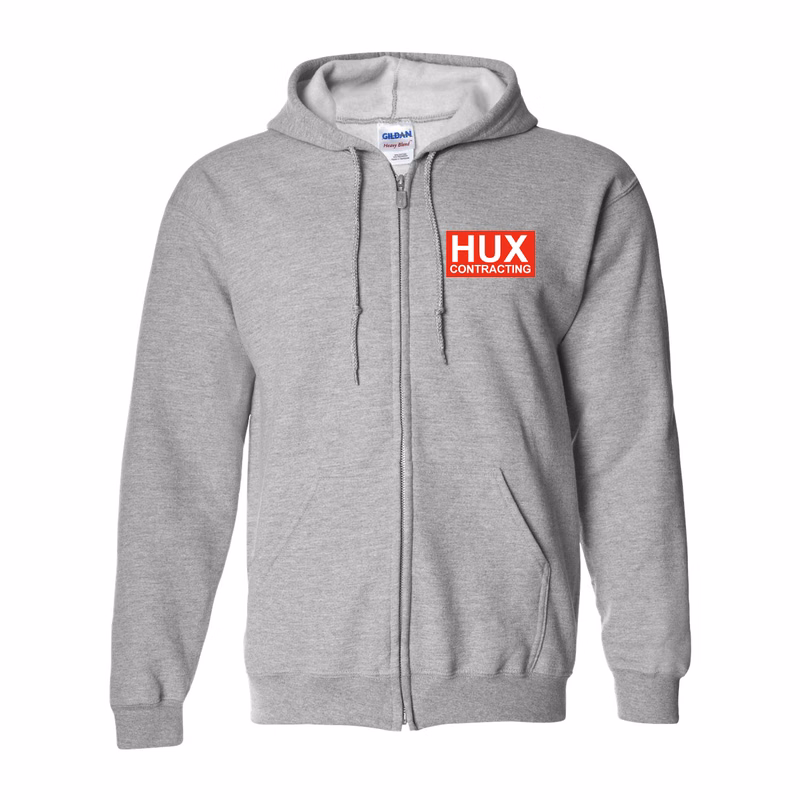 Hooded Zippered Sweatshirt