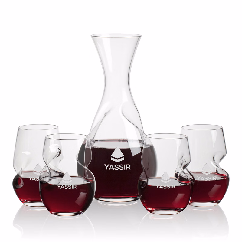 Tallandale Carafe & Stemless Wine