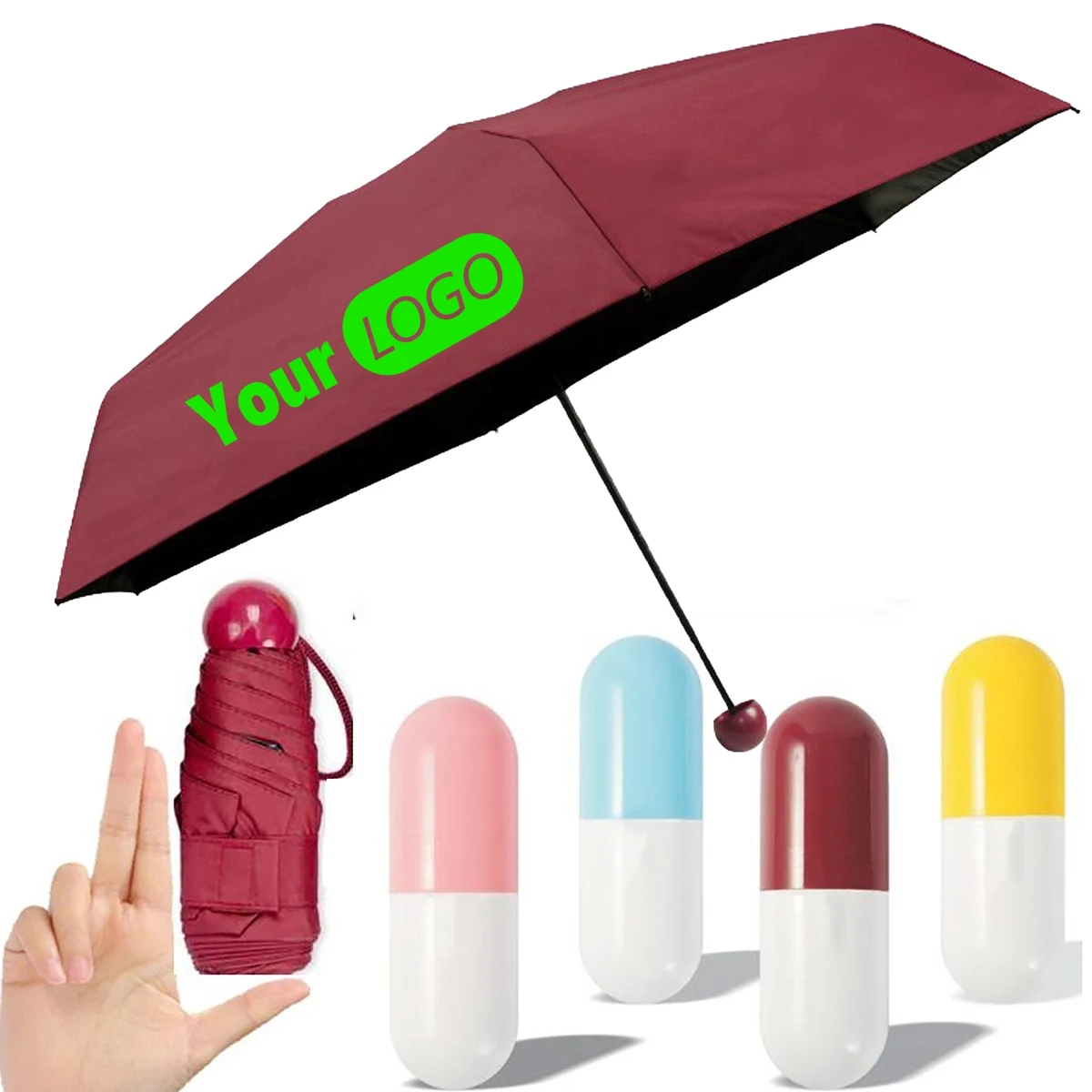 MOQ 50 Mini Portable Umbrella 1