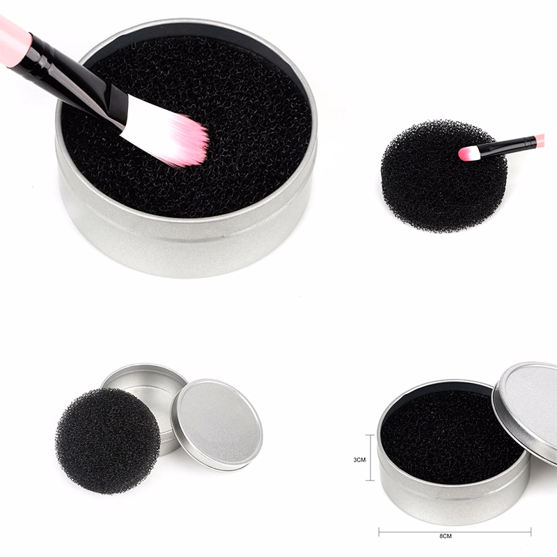 Makeup Brush Cleaning Box Eyeshadow Brush Cleaning Case