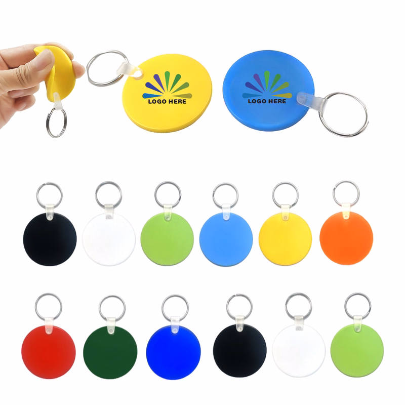 PVC Circular Key Chain MOQ50