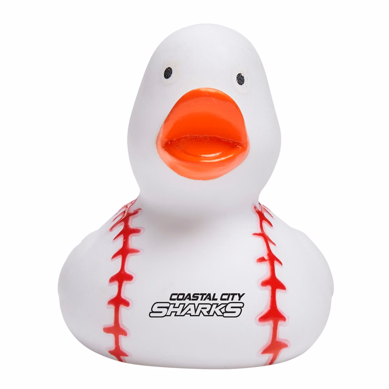 Baseball Rubber Duck