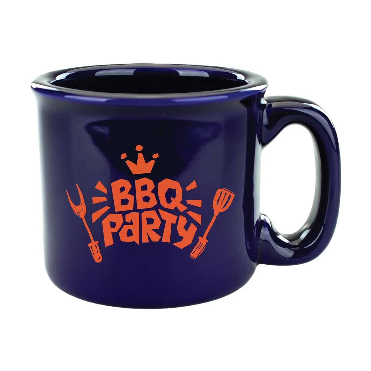 15 oz. Solid Cobalt Blue Campfire Mug 1