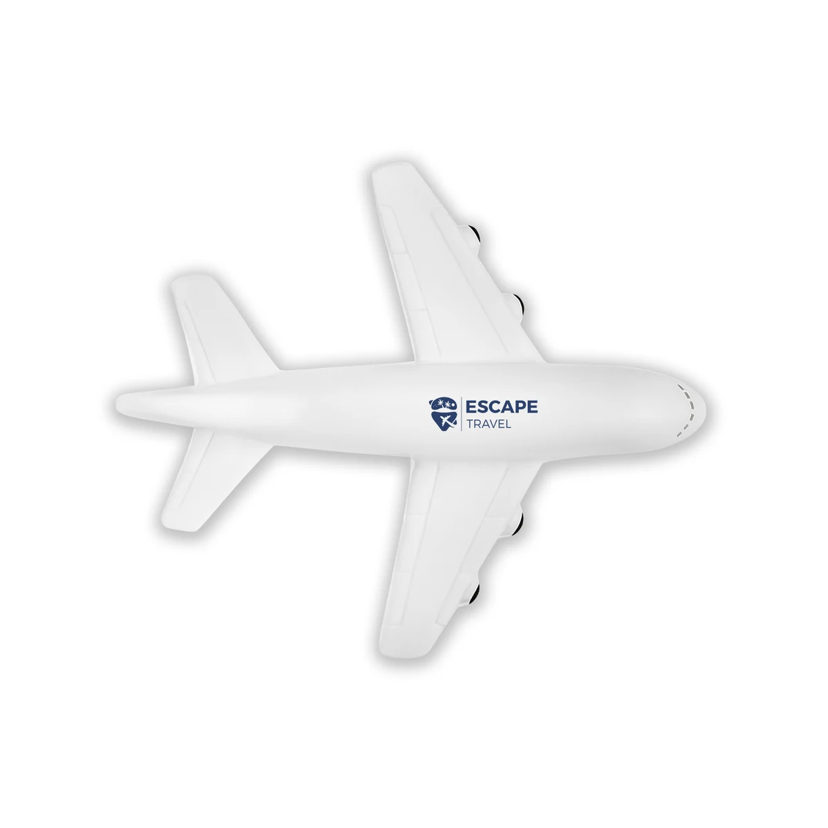 Passenger Airplane Shape Stress Ball 1