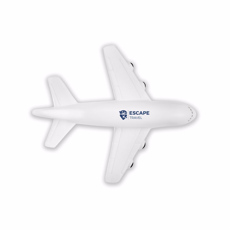 Passenger Airplane Shape Stress Ball