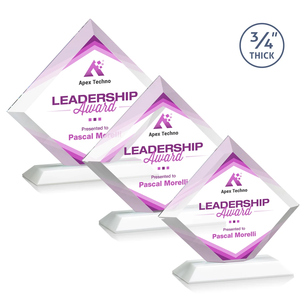 Belaire VividPrint™ Award - White 1