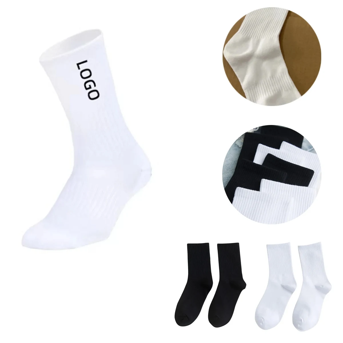 MOQ50 Custom Cotton Socks All Seasons 1