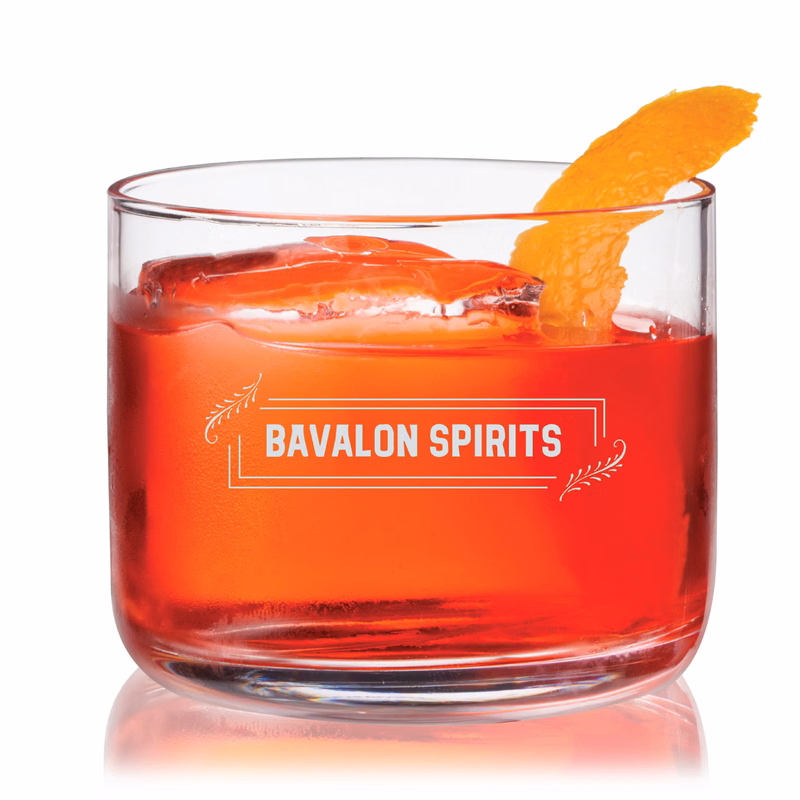 Viski® Raye Crystal Negroni Glass, set of 4