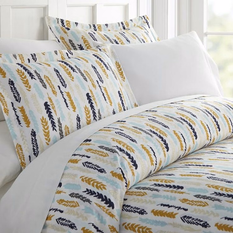 Duvet Cover Sets - Navy Wings King 3 Piece