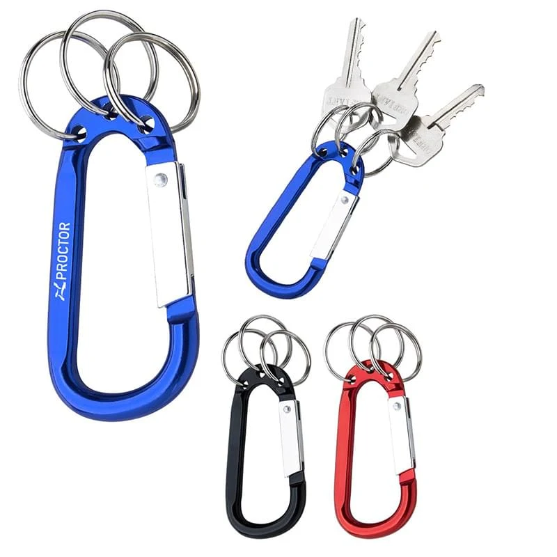 Carabiner and Split Ring Combo 1