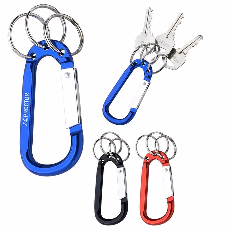 Carabiner and Split Ring Combo