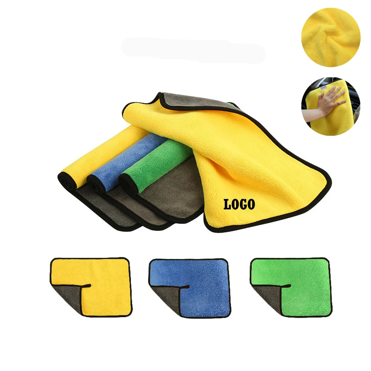 Fiber Car Wash Towels 1