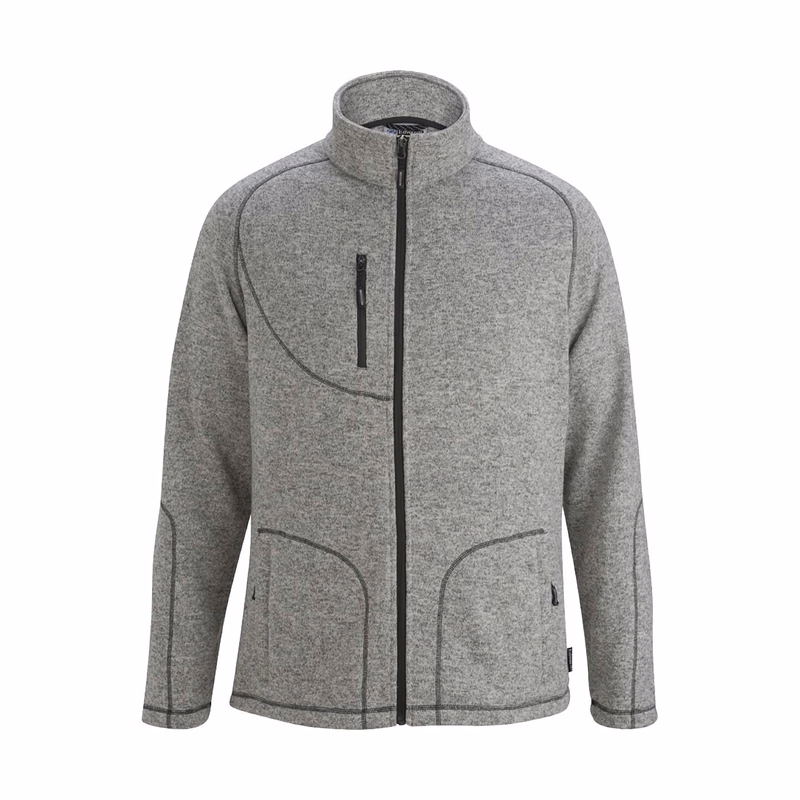 Sweater Knit Mens Jacket
