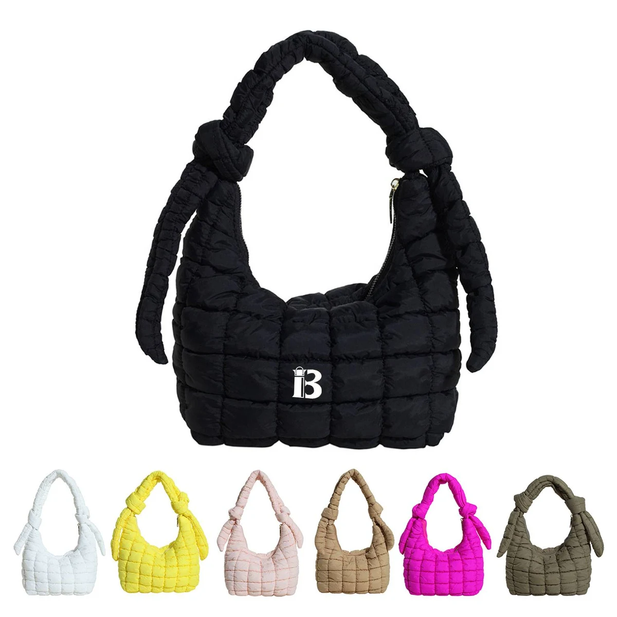 Cloud Pleated Casual Large-Capacity Cross-body Bag 1