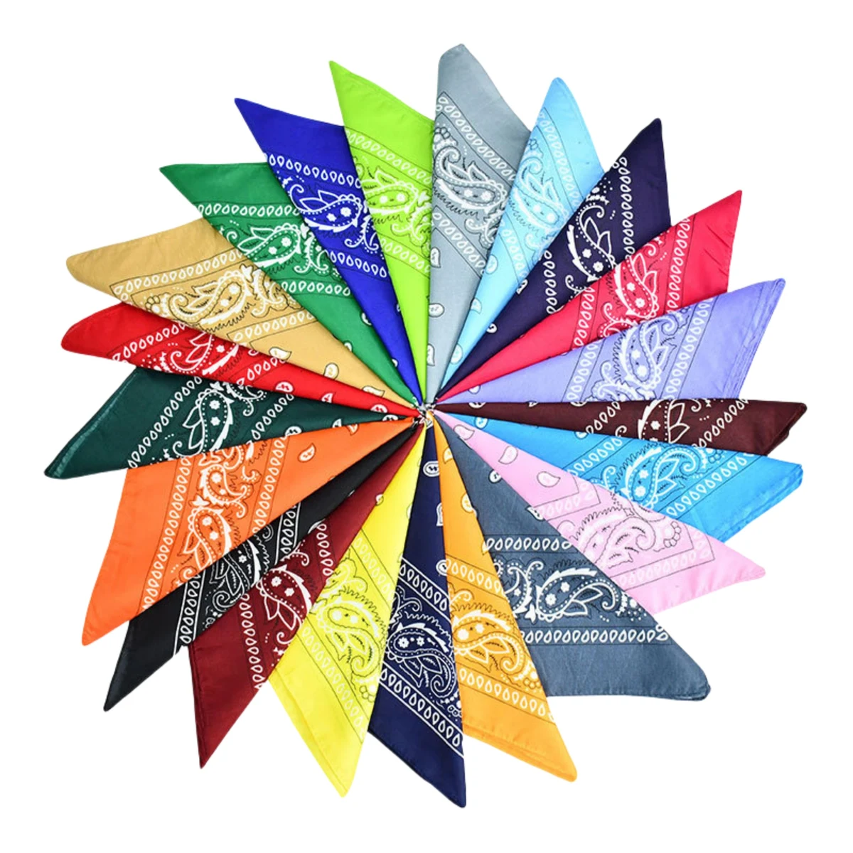 Polyester Paisley Bandana 1