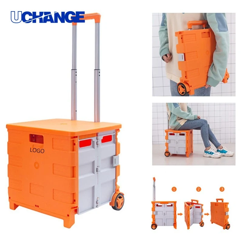 Utility Shopping Bag Cart for Groceries 1