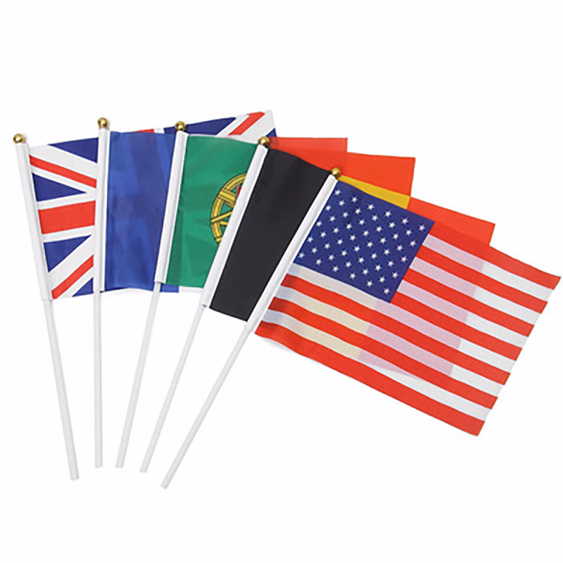 Checkered Racing Stick Flags