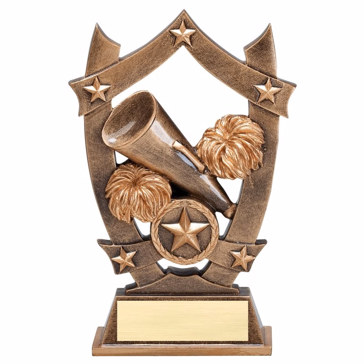 6-1/4" Cheer Stars Resin Award